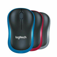 Logitech M186 Mouse Nirkabel untuk Kantor, PC, Laptop, MAC