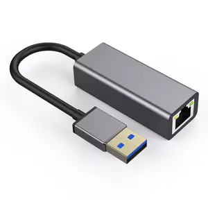 Adaptador USB a Ethernet, convertidor LAN de 1000Mbps a RJ45, Gigabit, rj45 a Thunderbolt 3, tipo C