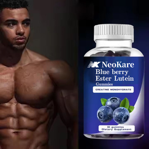 Integratori Naturali per la Vista con Mirtillo e Luteina, Etichetta Privata, Vegani, Anti <span class=keywords><strong>Luce</strong></span> Blu, 80 Gomme, OEM - Product Image 3