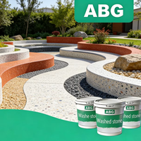 ABG En gros Revêtement liquide époxy universel lavable pour pierre, sans solvant, faible COV, pour murs et sols intérieurs/extérieurs