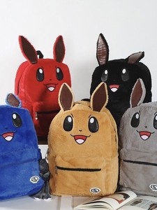 Sac à dos en peluche Kawaii Pokemoned 43CM Eevee, jouet en peluche de dessin animé, sac à dos en peluche, vente en gros personnalisée - Product Image 5