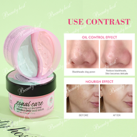 Masque de boue à Double grille pour le visage naturel de marque privée d'usine 300g masque d'argile pour le visage avec de l'acide salicylique