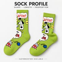 Chaussettes personnalisées OEM pour adultes, chaussettes d'automne en polyester/nylon/coton/fibre de bambou/laine, résistantes aux déchirures, impression numérique 360° sans couture