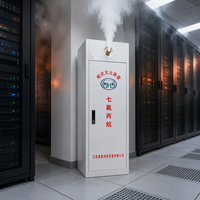 Système d'extinction d'incendie FM200 HFC-227ea en acier inoxydable, sans canalisation, à agent propre, double armoire automatique pour centre de données