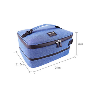 Sac Isotherme Chaud & Froid 28x21.5x13cm avec Fermeture Éclair et Poignée pour Usage Quotidien - Product Image 2