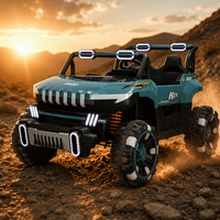 Voiture électrique tout-terrain 4x4 puissante pour enfants avec suspension à ressorts, musique Bluetooth, cadeau pour enfants