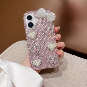 Coque de téléphone portable Super Féerique Scintillante Diamant Luxe Papillon Électroplaqué Antichoc Style Ins pour 16 Pro Max avec Sangle - Product Image 3