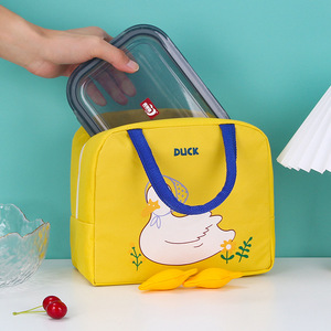 Cartoon Schattige Aluminiumfolie & Polyester Geïsoleerde Lunchtas Verdikte Hittebehoud Picknick Verpakte Maaltijden Groothandel - Product Image 4