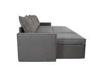 Canapé d'angle modulaire multifonctionnel en tissu de haute qualité, en forme de U, convertible en lit, petit format, moderne, pour appartement ou hôtel