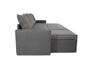 Divano Letto Angolare Modulare a U Multifunzionale in Tessuto di Alta Qualità, Dimensioni Ridotte, per Appartamenti Moderni, Hotel e Zone Relax - Product Image 5