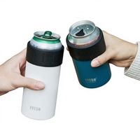 Thermos à bière et boissons en acier inoxydable à isolation sous vide Taishuo - Design simple et portable, anti-chute, mesure de la température pour
