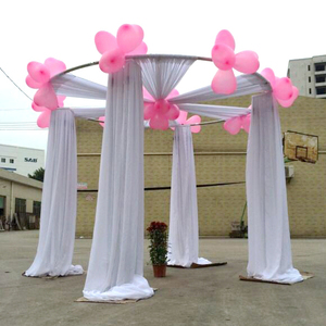 Escenario de aluminio para eventos en interiores, de instalación rápida, con estructura de tubos y cortinas para bodas - Product Image 5