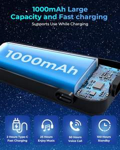 Haut-parleurs pour casque de moto, longue durée de vie de la batterie, casque audio, IPX6, compatible avec tous les casques - Product Image 5