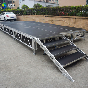 Plataforma de escenario de aluminio desmontable portátil para eventos de conciertos de bodas <span class=keywords><strong>concierto</strong></span> Modular - Product Image 4