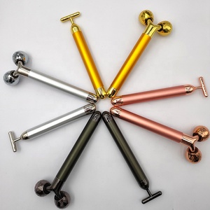 2024 nóng bán 2-in-1 điện mặt điêu khắc rung massage mặt con lăn năng lượng vẻ đẹp thanh Da Thắt Chặt Loại bỏ nếp nhăn - Product Image 4