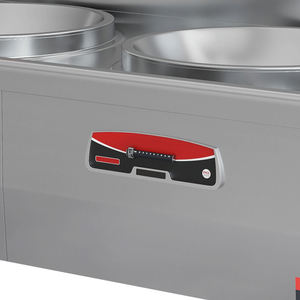 Wok de inducción de doble quemador más vendido para restaurantes chinos Wok doble de gran capacidad paralelo Anti-Dry Burn Safe Essential - Product Image 5