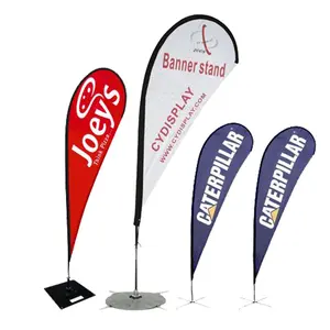 Custom Polyester Sublimation Blanks Feather Flag Polyester Fabric For Beach Flag