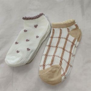 Nuevos calcetines de encaje de algodón elegantes para mujer, estilo fino de verano, con malla, tacón grande, calcetines cortos, medias de boca baja - Product Image 3