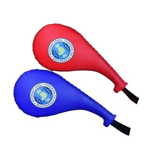Cible de pied en cuir PU bleu pour Taekwondo ITF, équipement d'entraînement durable pour adultes et enfants, matériel d'arts martiaux - Product Image 3