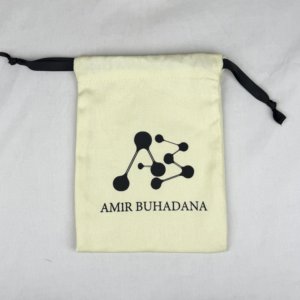 Sac à poussière en coton biologique biodégradable écologique, design personnalisé, autocollants artisanaux, certifié GOTS, pour cadeaux, bougies, cadres photo - Product Image 6