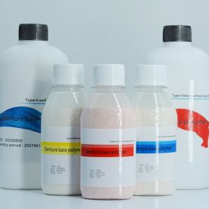 Polímeros de base para dentadura dental Polvo de curado térmico tradicional con resina acrílica líquida Material dental práctico - Product Image 5