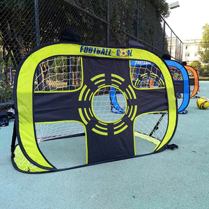 But de football portable 2-en-1 personnalisé avec logo, pliable facilement, équipement d'entraînement extérieur pour terrains – Vente en gros - Product Image 2