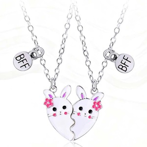 Ensemble de colliers « Meilleur ami pour toujours » avec pendentifs animaux mignons en alliage, colliers assortis pour <span class=keywords><strong>couple</strong></span> et meilleurs amis BFF - Product Image 6