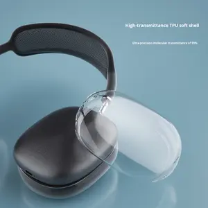Étui de protection haute transparence pour Apple pour <span class=keywords><strong>AirPods</strong></span> Max 2/Max oreillettes sur l'oreille accessoires pour casque - Product Image 1