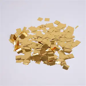 Party Supplies Fireproof Rectangle <strong>Metallic</strong> Paper <strong>Confetti</strong> - Product Image 2