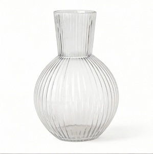 Jarrones de Vidrio Soplado a Mano, Jarrones Decorativos Transparentes de Primera Calidad para el Hogar, Sala de Estar, Mesa de Comedor, Centro de Mesa para Bodas - Product Image 1