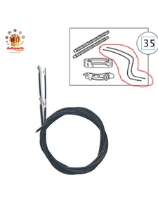 Cable de Techo Solar de Alta Calidad <span class=keywords><strong>452</strong></span> para <span class=keywords><strong>SMART</strong></span> ROADSTER HOOD W452, CABLES LARGOS, cable de techo solar Q0014817V003000000 - Product Image 5