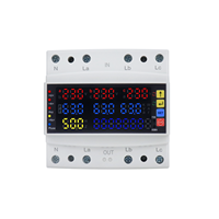 Protecteurs multifonctionnels à affichage numérique QJC, ampèremètre de tension de guide multifonctionnel Volt Amp Watt Meter Testeur d'électricité