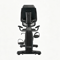 Bicicleta Magnética Horizontal Comercial de Bajo Impacto para Cardio, 32 Niveles de Resistencia, Bicicleta de Ejercicio con Soporte Ergonómico para la Espalda