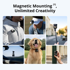 Cámara de Acción Portátil Osmo Nano de 128 GB para Casco de Motocicleta, Grabación de Vlogs de Viaje y Configuración de Contenido Portátil - Product Image 6