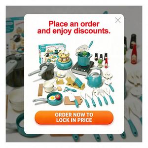Cuisine de jeu pour enfants avec réfrigérateur, évier, panier de rangement – Jouet éducatif pour l'exploration et le plaisir en famille - Product Image 2