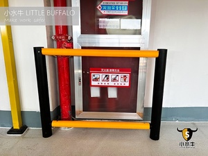 Barrière de sécurité d'usine en plastique pour hydrant d'incendie avec extincteur, barrière électrique flexible anti-collision - Product Image 6