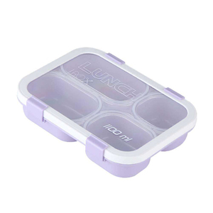 Nouvelle boîte à lunch en plastique multi-compartiments 2026, idéale pour les bento scolaires des enfants, boîte à lunch portable - Product Image 5