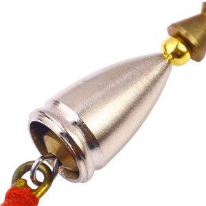 HENGJIA Señuelo de Pesca Artificial de Metal Tipo Cuchara, 70mm 9.5g, Realista, Spinnerbait para Pesca de Lubina, Lucio, Trucha, Perca, Zander, Crappie - Product Image 2