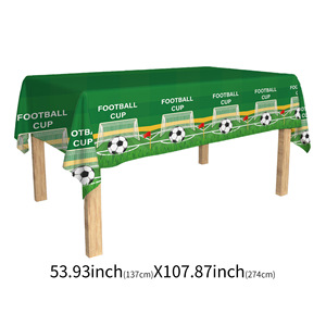 Nouvel ensemble de vaisselle jetable pour <span class=keywords><strong>anniversaire</strong></span> sur le thème du football, assiettes et gobelets en papier pour enfants, garçons, fête, décoration - Product Image 5