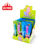Holeywood 18g Bonbons liquides fruités aromatisés comme du pop-corn dans une boîte certifiée halal Nouvelle et passionnante expérience de bonbons!