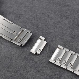 高級ステンレス製腕時計バンド、アーク型クイックリリースビジネスストラップ、Apple Watch Ultra 2 49mm、S10 46mm、その他対応 - Product Image 3