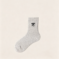 Chaussettes de sport en gros de marque privée, coupe-vent, respectueuses de la peau, robustes, en laine, pour usage quotidien