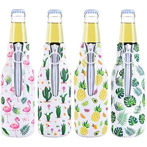 Manga de neoprene isolada 330ml, suporte stubby para garrafa de vinho, saco refrigerador, suporte para manga de cerveja