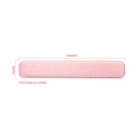 Tapis de clavier de style gamer, tapis de bureau, couleur unie, tapis de bureau mignon, tapis de souris en mousse à mémoire de forme antidérapant, tapis de bureau pour PC en stock pour le bureau et la maison