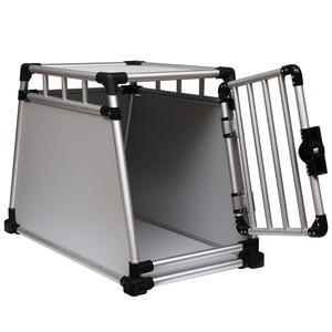 Petfit Duurzaam Aluminium Hond & Kat Reiskrat Met Verdikte Ventilatie Stevige Patroon Knoopsluiting Voor Alle Seizoenen - Product Image 2