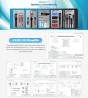 Cable de Datos USB Tipo C PD3.1 de 240W y 5M de Alta Flexibilidad, Arnés de Cableado Interno Personalizado para Equipos Industriales, para Impresora 3D