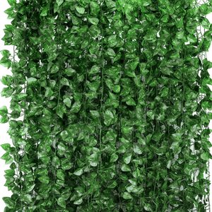 Wan Lisen Artificial Ivy Vines 200cm+ Silk Greenery <b>Wall</b> <b>Decor</b> Wedding Bouquet - Product Image 2