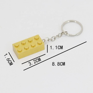Llavero de Bloques de Construcción Personalizados 2x4, Anillo para Llaves con LOGO Personalizado, DIY MOC, Colgante para Bolso, Adorno para Coche, Pequeñas Piezas de Ladrillos de Alta Calidad - Product Image 6