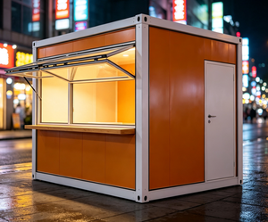 Kiosque Conteneur Préfabriqué Moderne du Milieu du Siècle, Boutique Mobile, Maison Conteneur, Café Portable, Bar, Magasin de Proximité Personnalisé - Product Image 4
