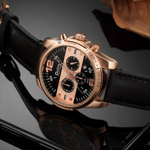 Usine Quartz <span class=keywords><strong>Montre</strong></span> Intelligente Fournisseur Bas <span class=keywords><strong>Prix</strong></span> <span class=keywords><strong>Oulm</strong></span> 3815 En Cuir Véritable Étanche <span class=keywords><strong>Montre</strong></span>-Bracelet Décontractée avec <span class=keywords><strong>Prix</strong></span> Calendrier - Product Image 4